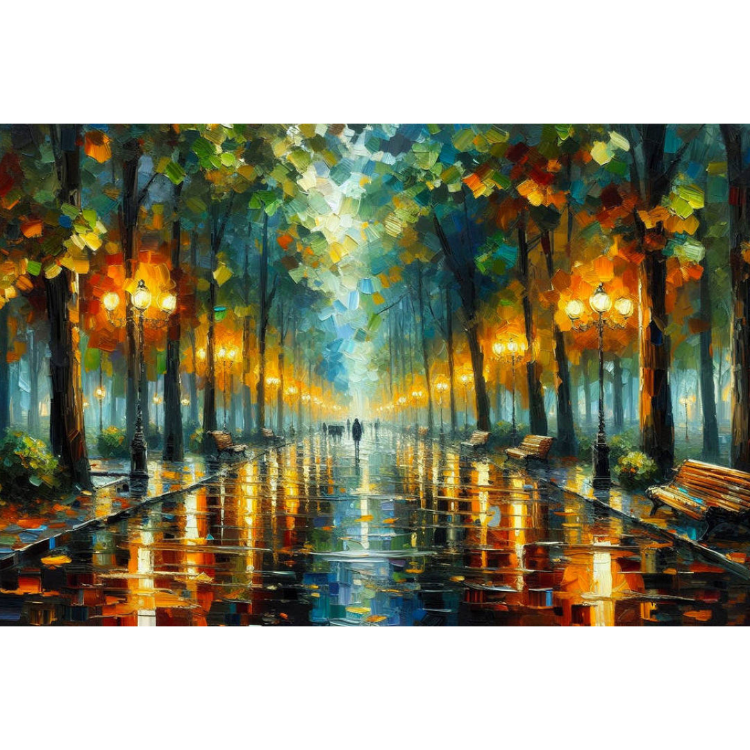 rain-in-the-park-paint-by-number-kit