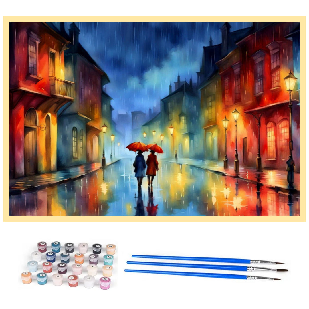 rainy-night-paint-by-number-kit