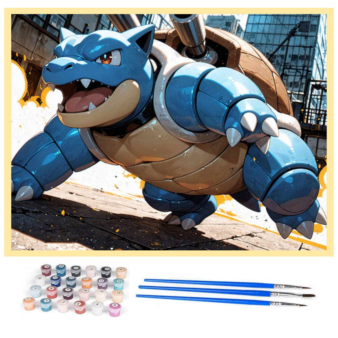 ready-to-fight-blastoise-paint-by-number-kit