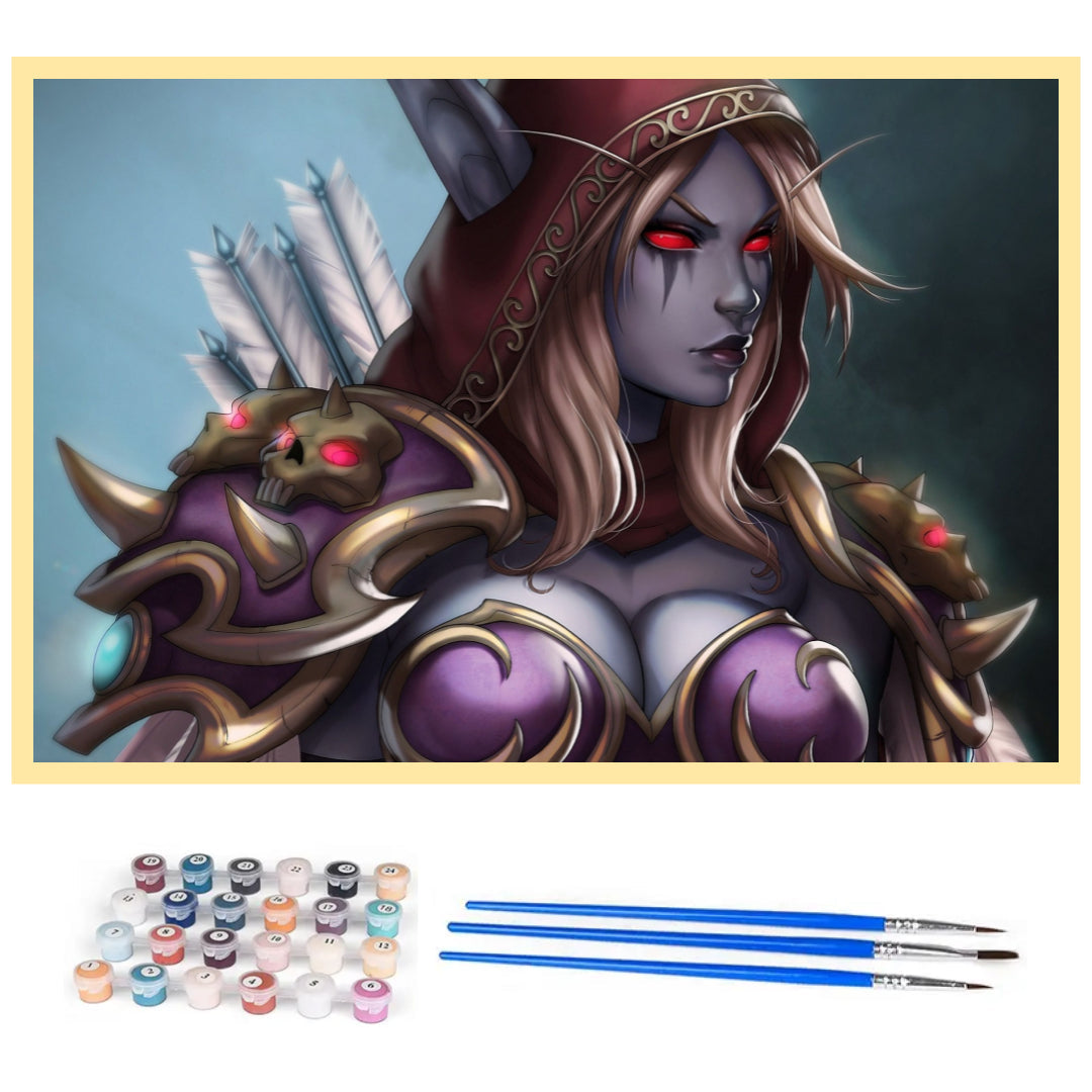red-eyes-sylvanas-paint-by-number-kit