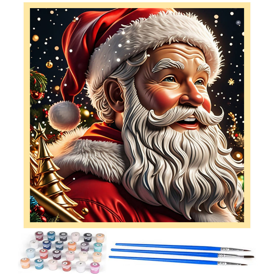 red-hat-santa-claus-paint-by-number-kit