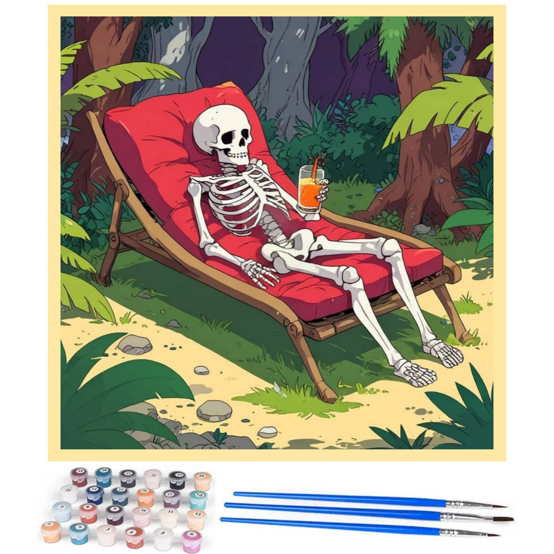 relax-skeleton-paint-by-number-kit
