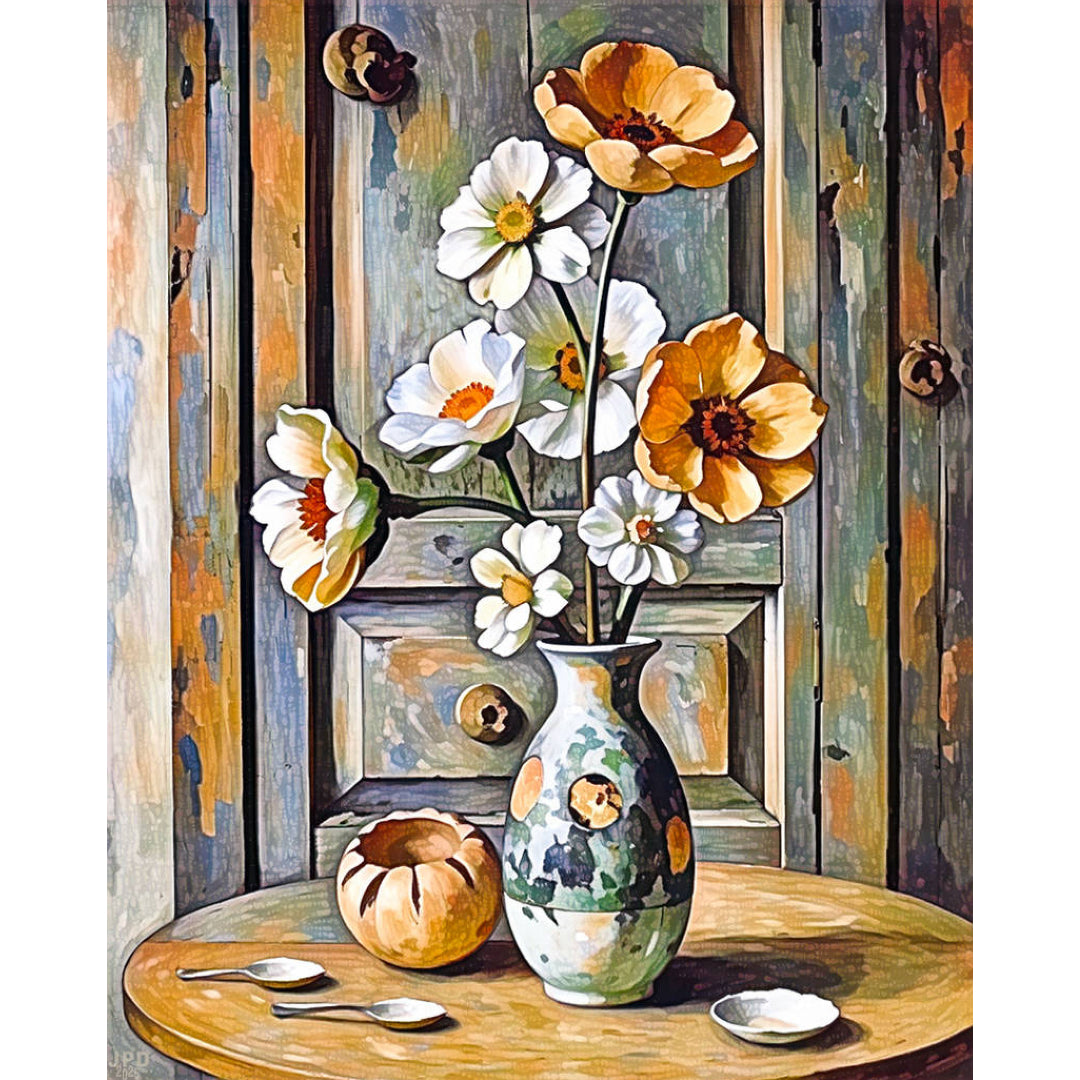 retro-flower-paint-by-number-kit