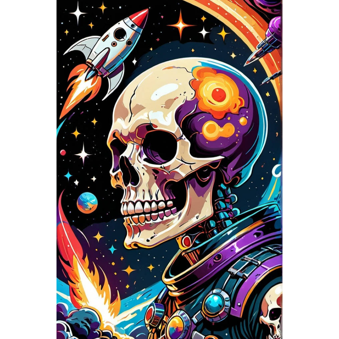 rocket-and-skull-paint-by-number-kit