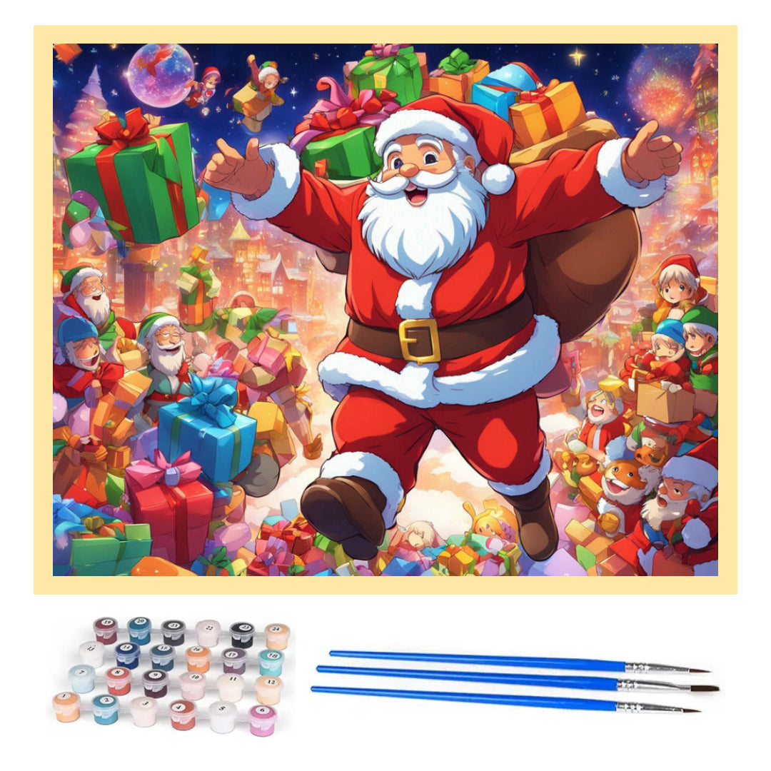 santa-gifts-factory-paint-by-number-kit