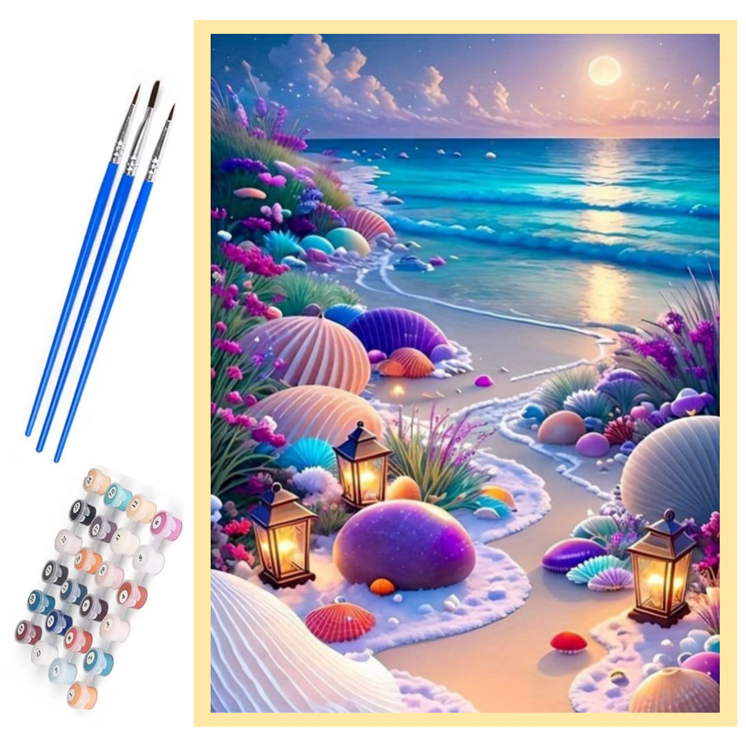 seashell-beach-paint-by-number-kit