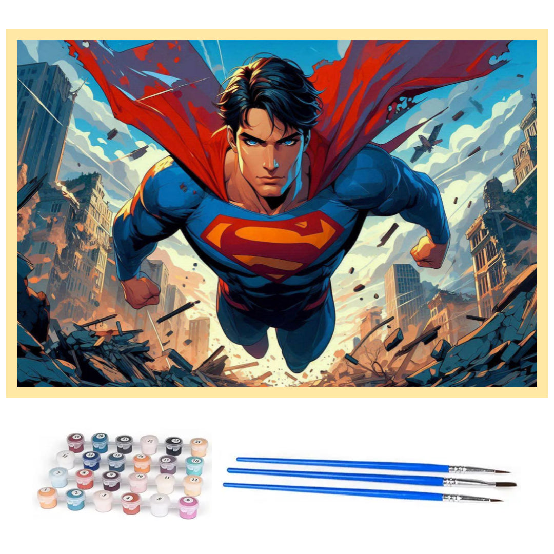serious-superman-paint-by-number-kit