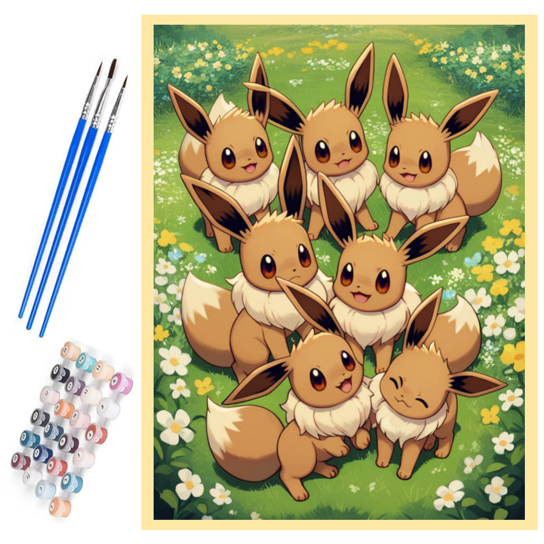 seven-eevee-paint-by-number-kit