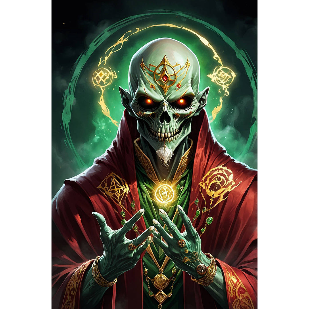 shaman-skull-paint-by-number-kit
