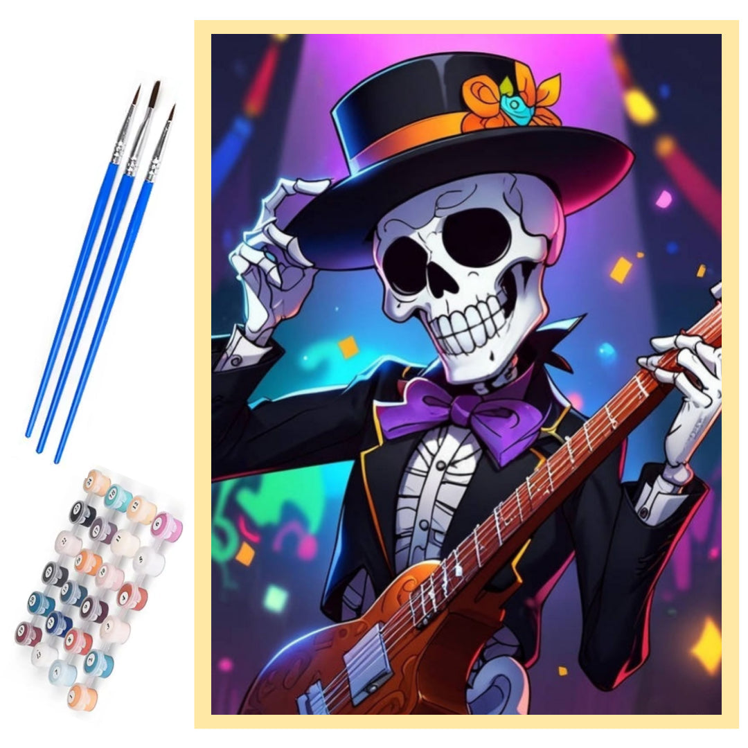 skeleton-guitar-man-paint-by-number-kit