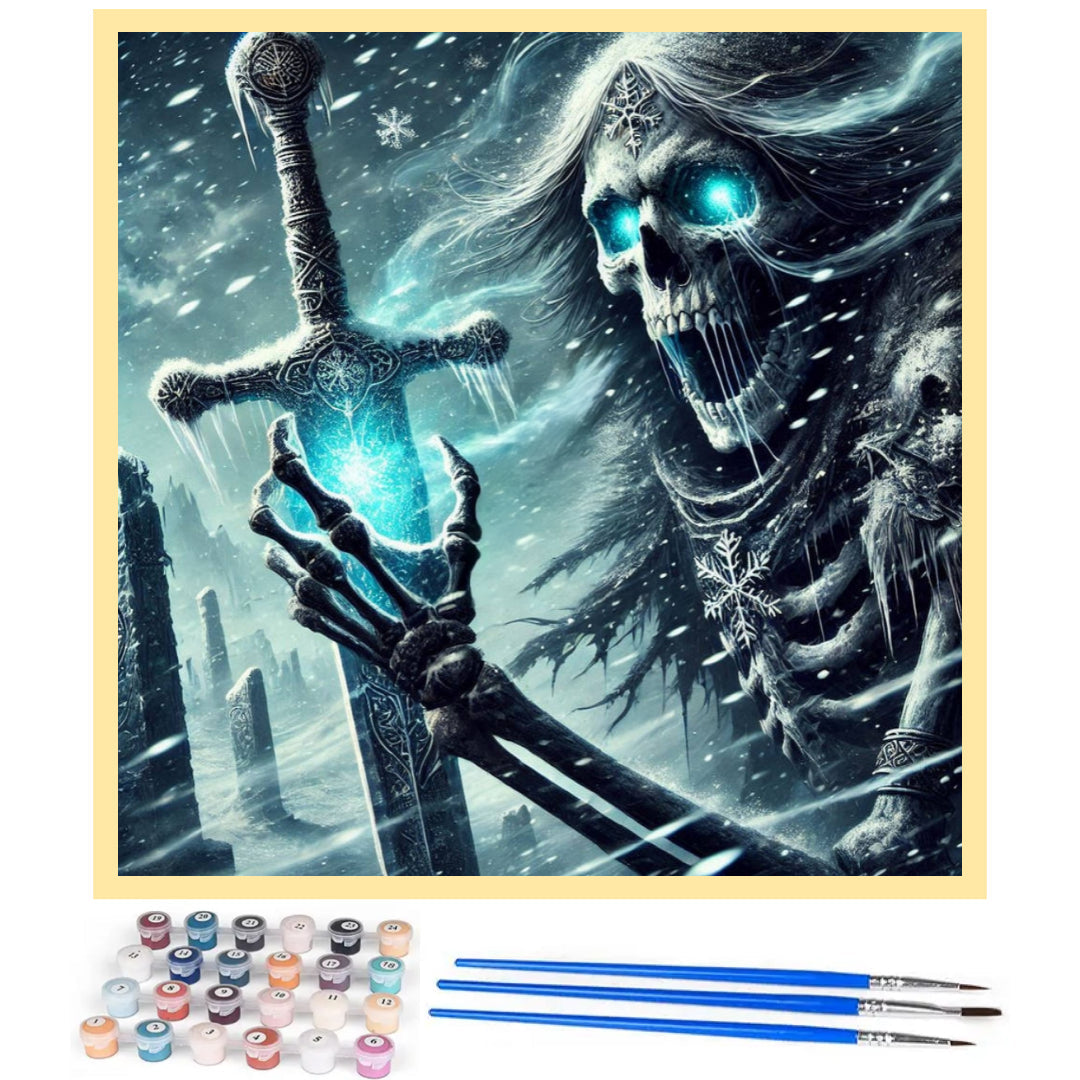 skeleton-swordsman-paint-by-number-kit