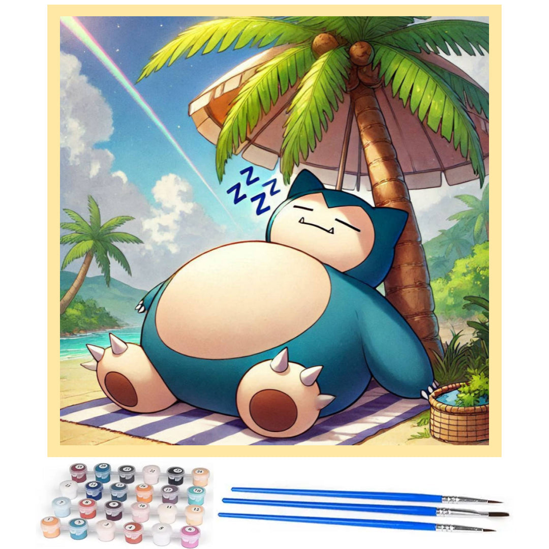 sleepy-snorlax-paint-by-number-kit