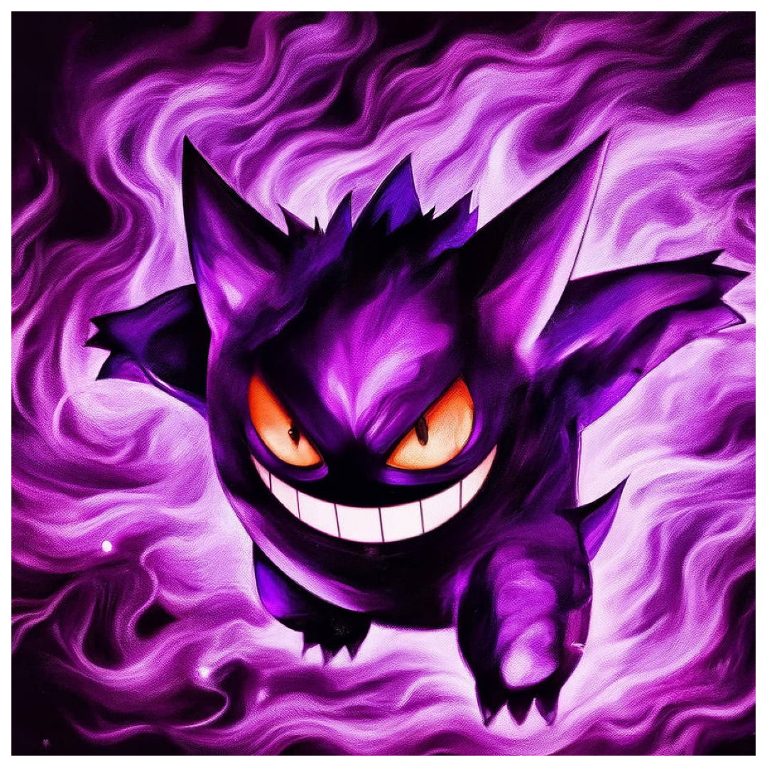 smart-gengar-paint-by-number-kit