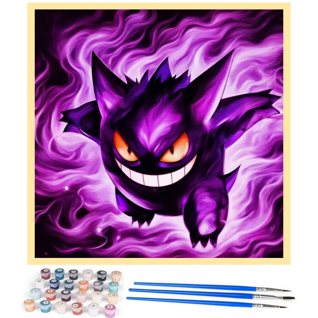 smart-gengar-paint-by-number-kit