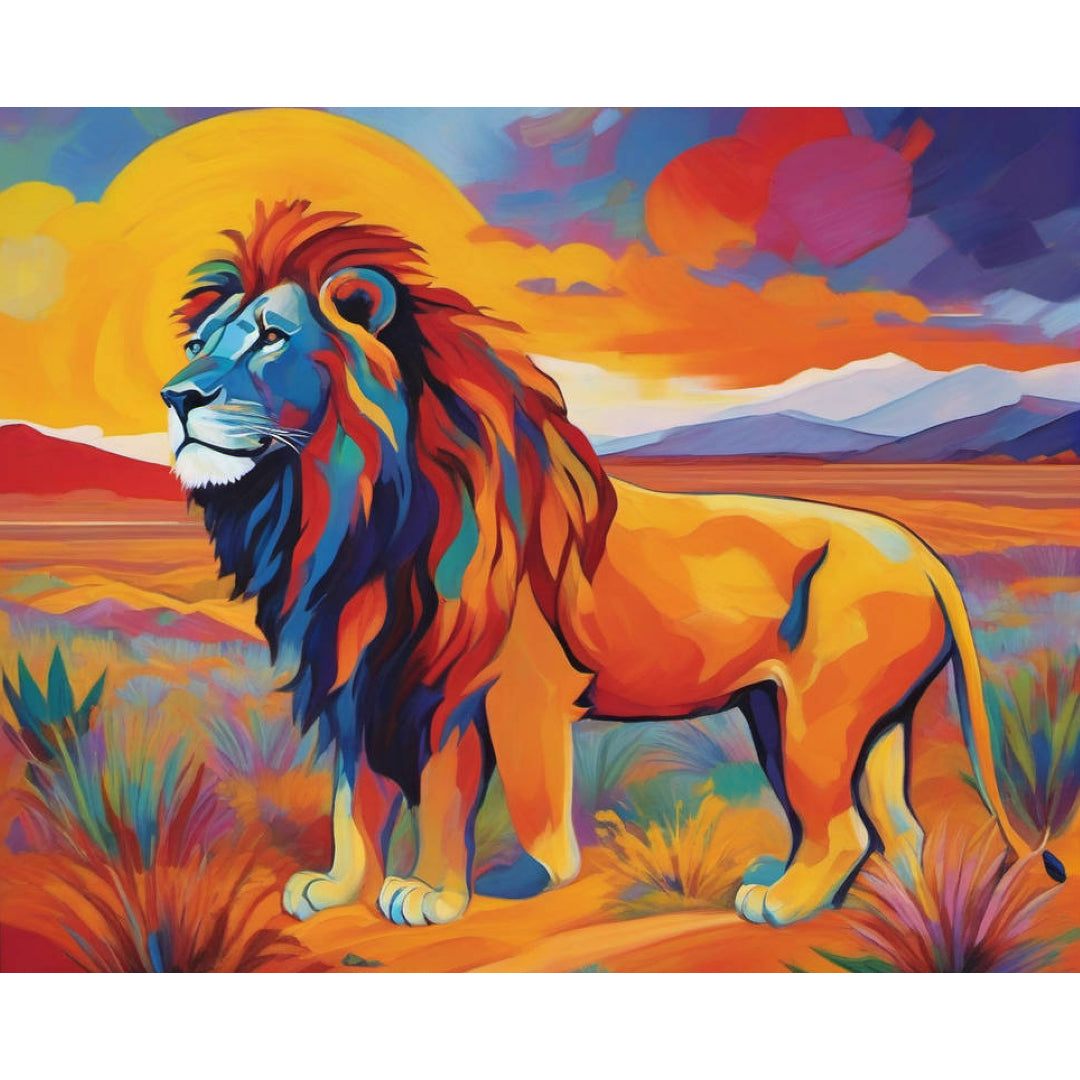 special-lion-paint-by-number-kit