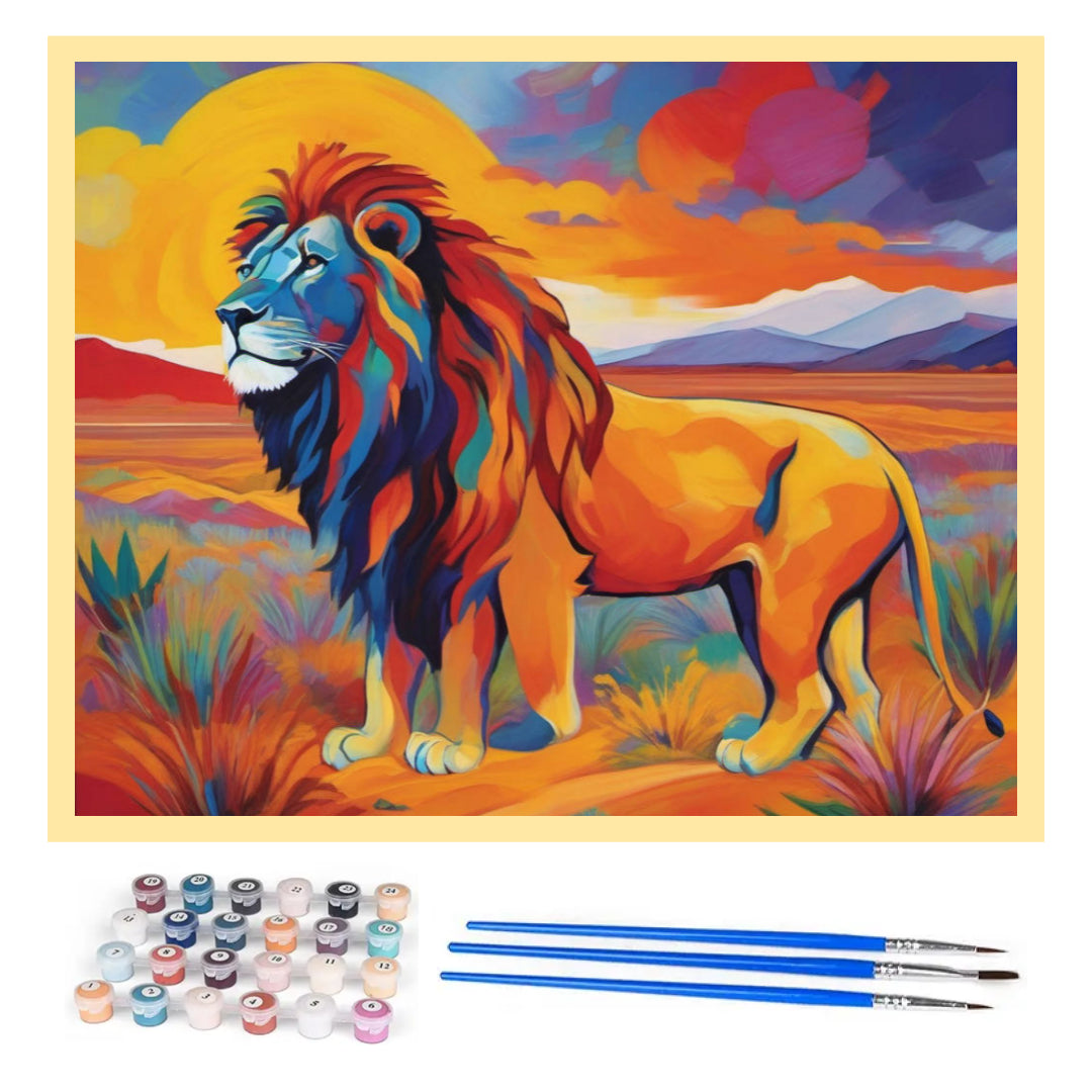 special-lion-paint-by-number-kit