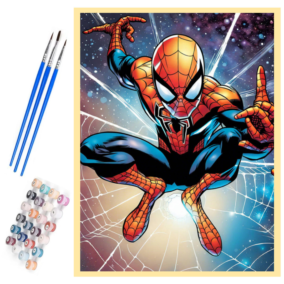 spiderman-paint-by-number-kit