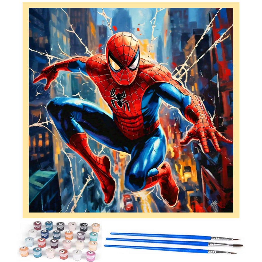 spiderman-spiderweb-paint-by-number-kit