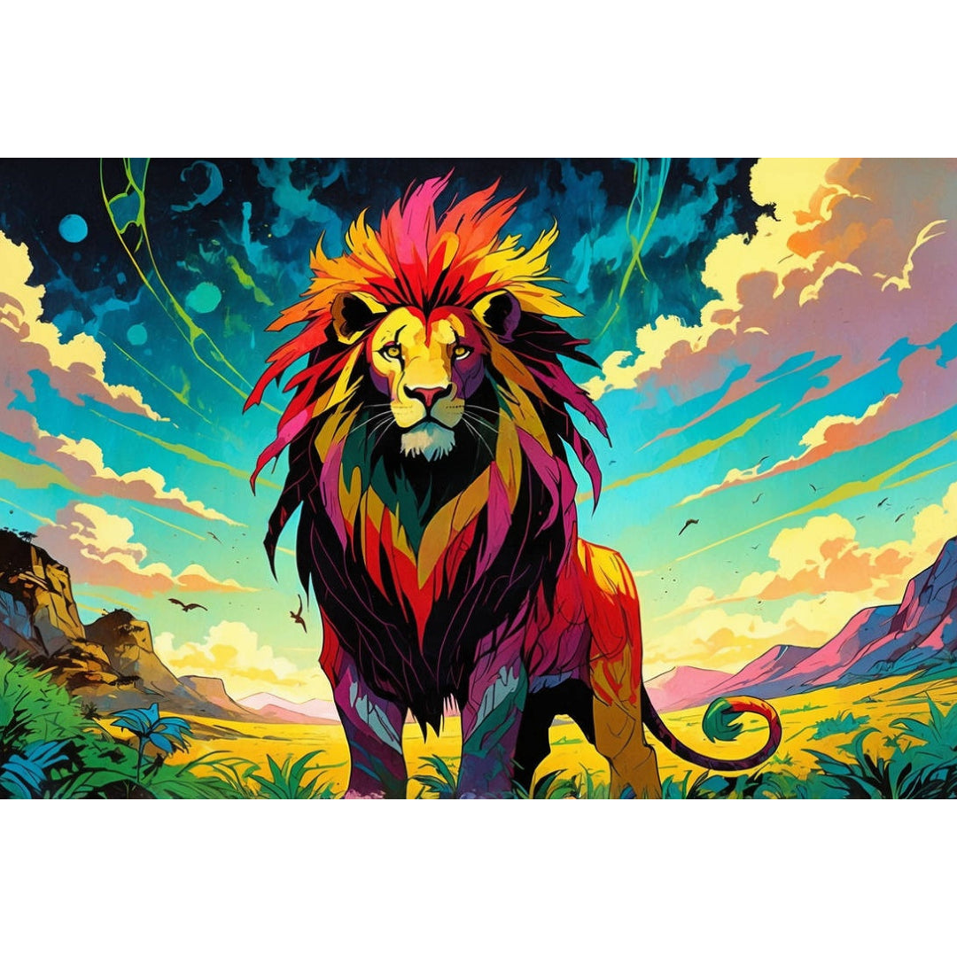 spirited-lion-paint-by-number-kit