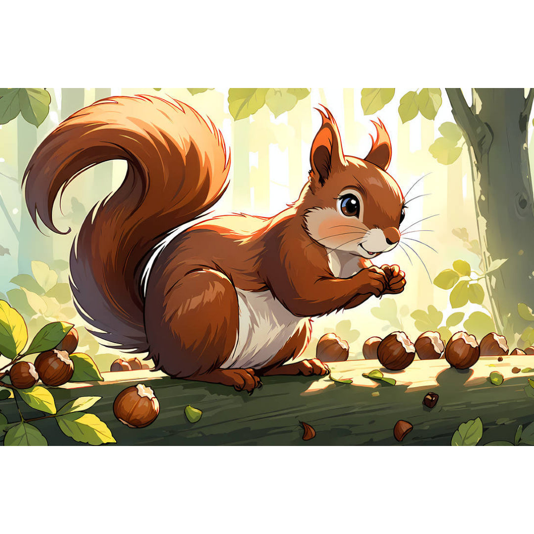 squirrel-and-hazelnuts-paint-by-number-kit