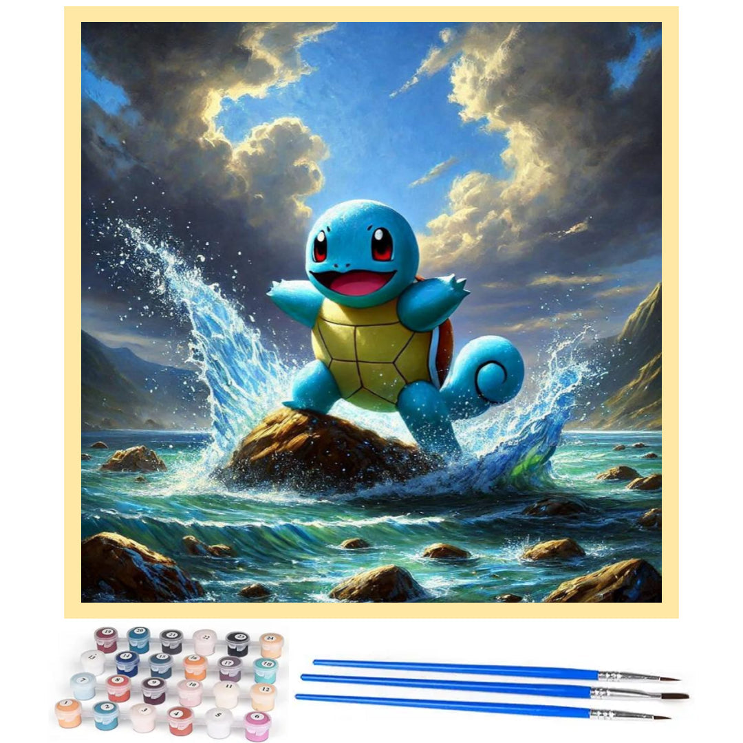 squirtle-on-the-river-paint-by-number-kit