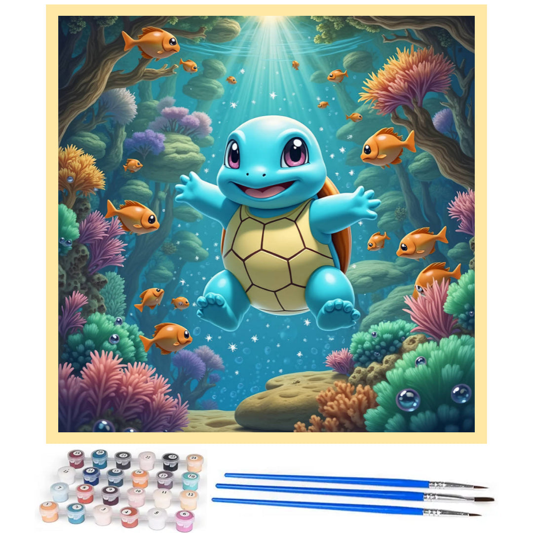 squirtle-under-the-sea-paint-by-number-kit
