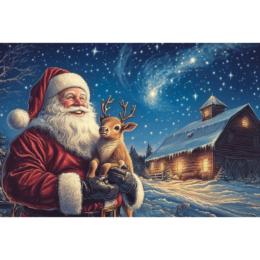 starry-on-christmas-paint-by-number-kit