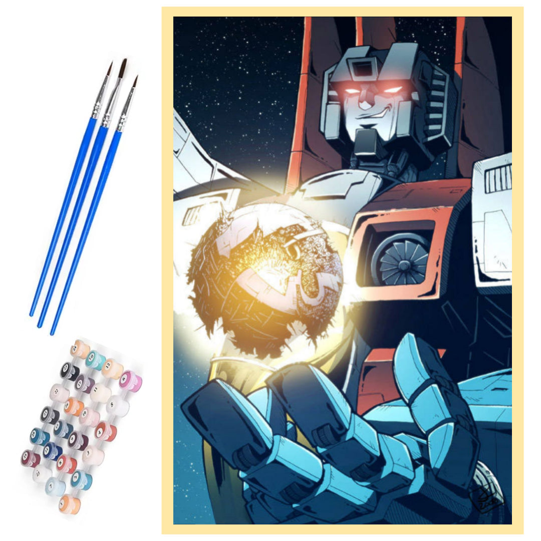 starscream-transformers-paint-by-number-kit