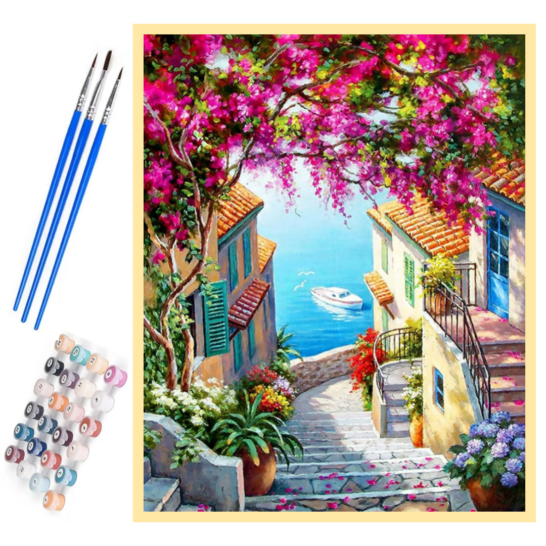 steps-to-the-sea-paint-by-number-kit
