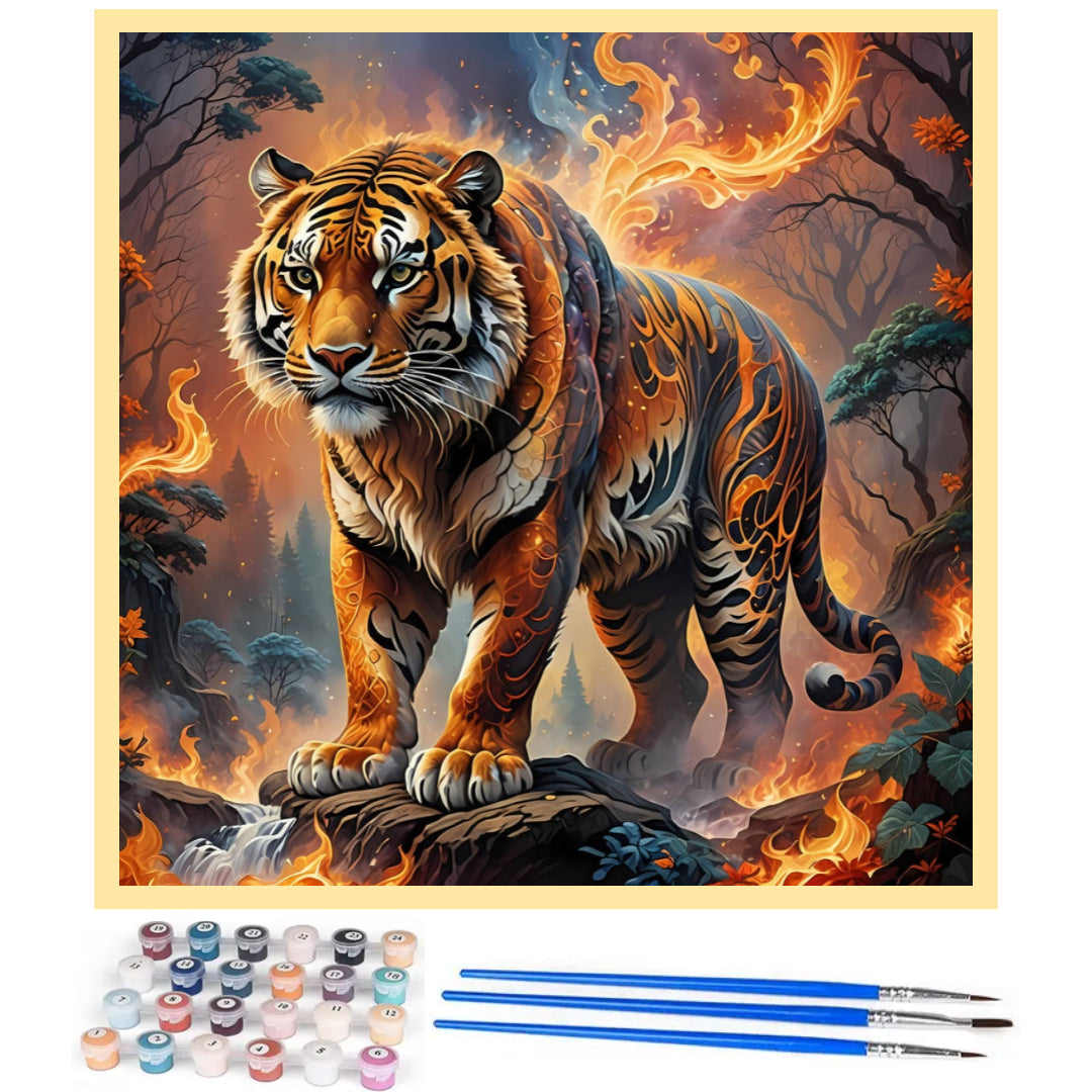 strong-tiger-with-fire-paint-by-number-kit