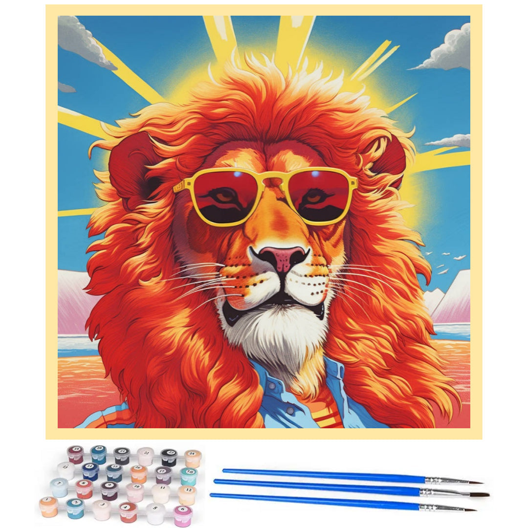 sun-lion-paint-by-number-kit
