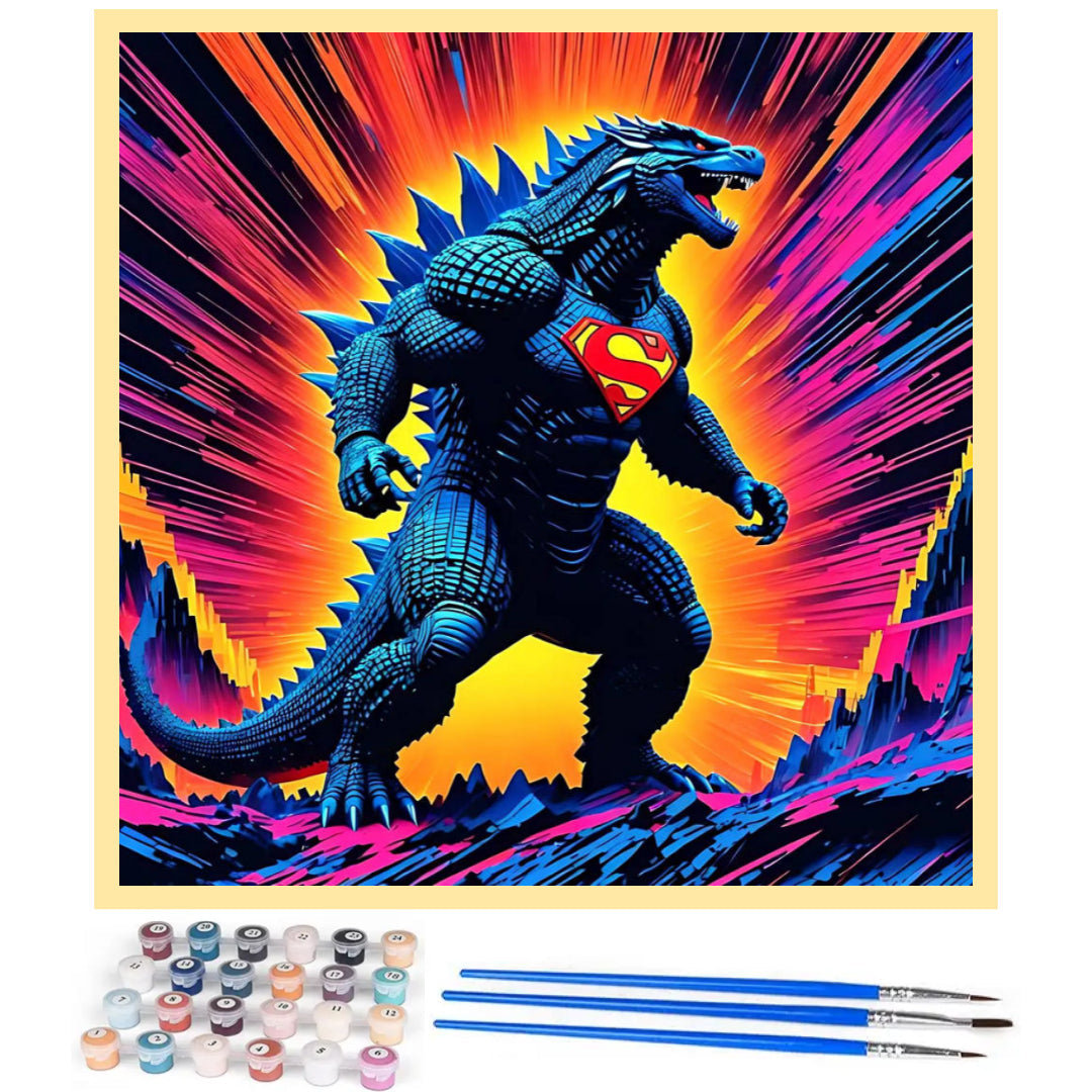 super-godzilla-paint-by-number-kit