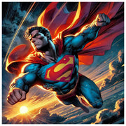 superman-at-sunset-paint-by-number-kit