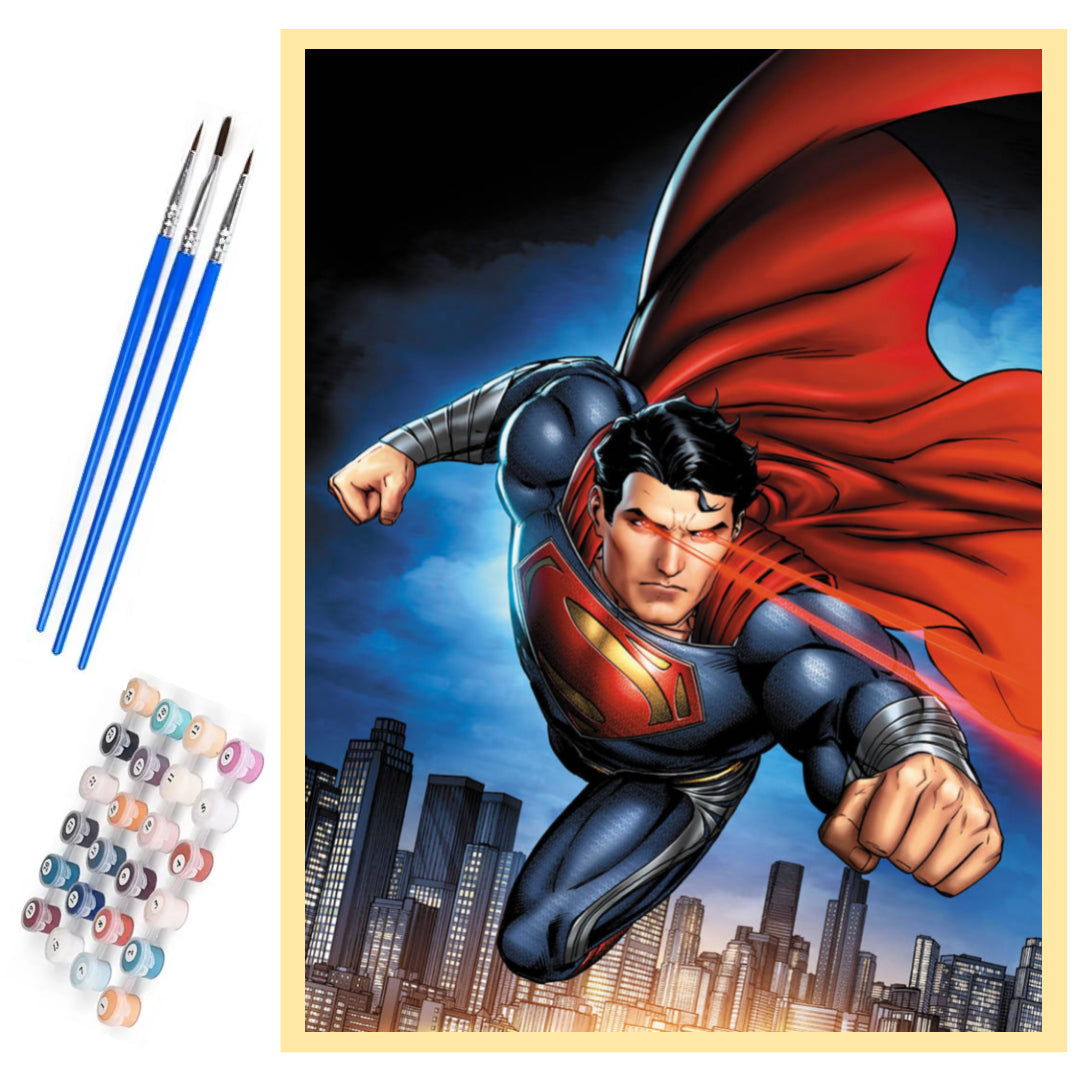 superman-superpower-paint-by-number-kit