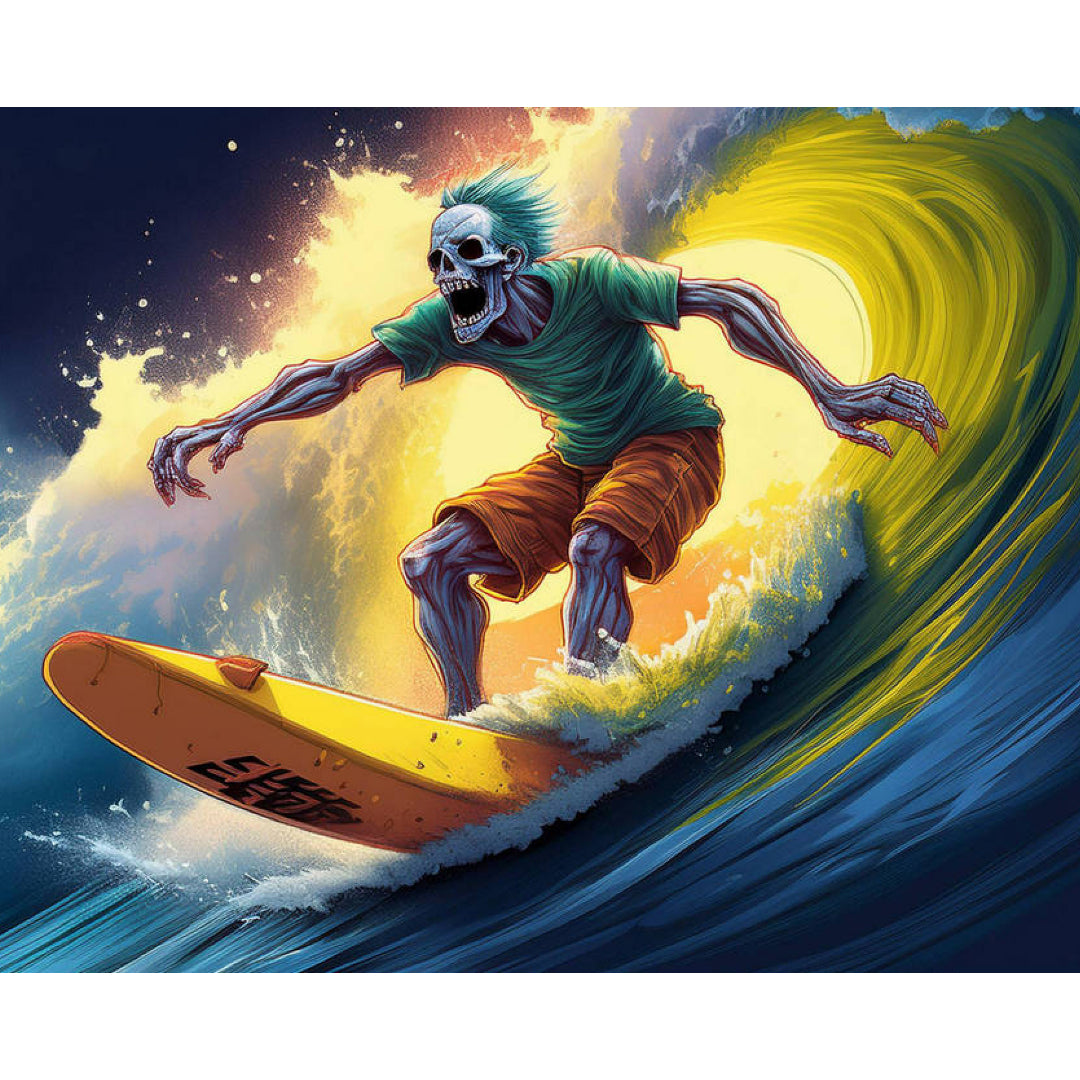 surfing-skeleton-paint-by-number-kit