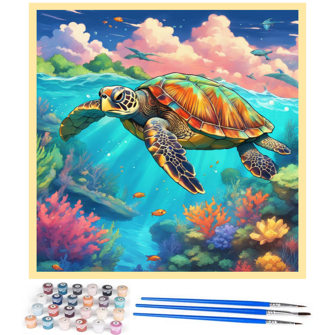 swimming-turtle-paint-by-number-kit