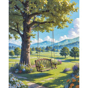 swing-under-the-tree-paint-by-number-kit