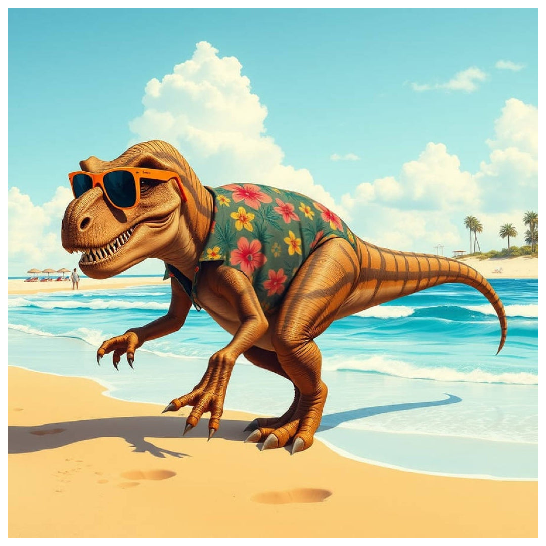 t-rex-summer-vacation-paint-by-number-kit