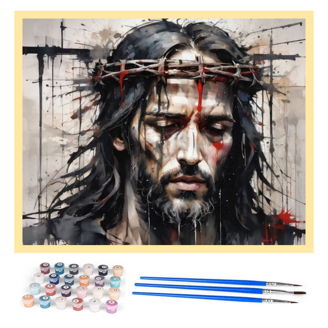 the-wounded-jesus-paint-by-number-kit