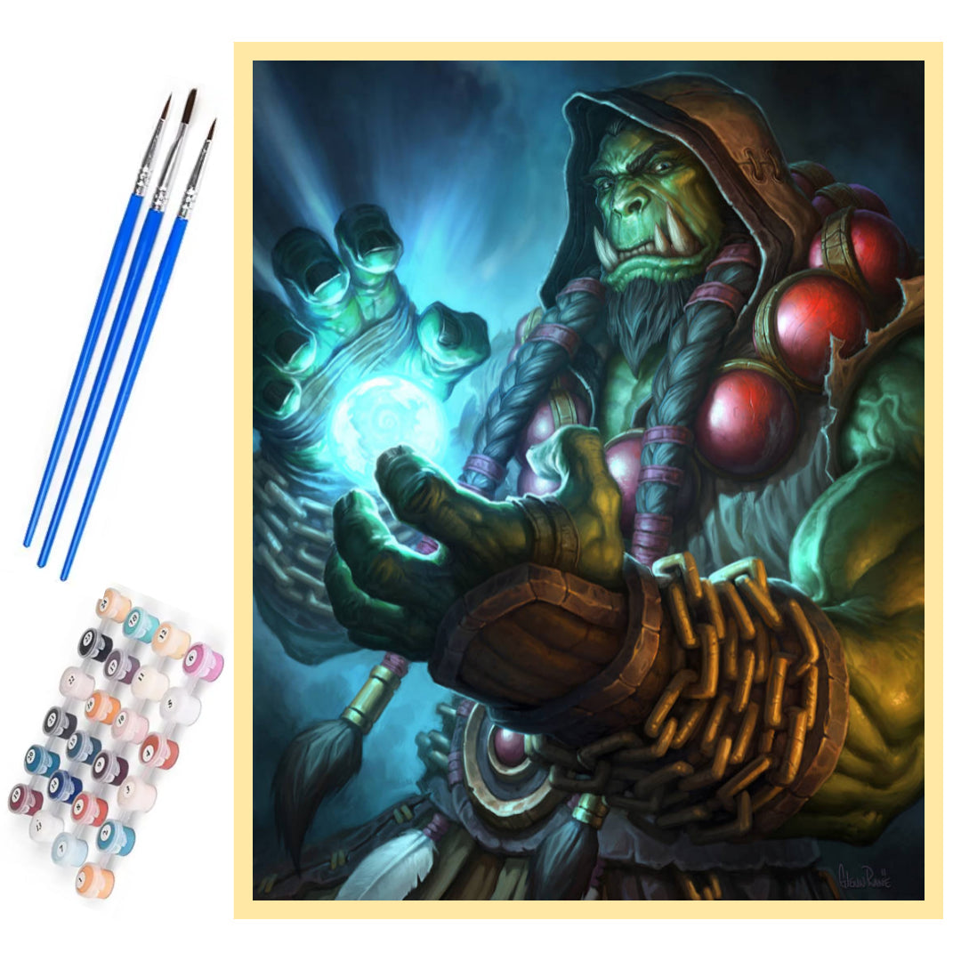 thrall-hearthstone-paint-by-number-kit