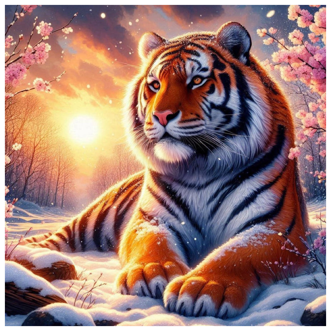 tiger-in-snow-paint-by-number-kit