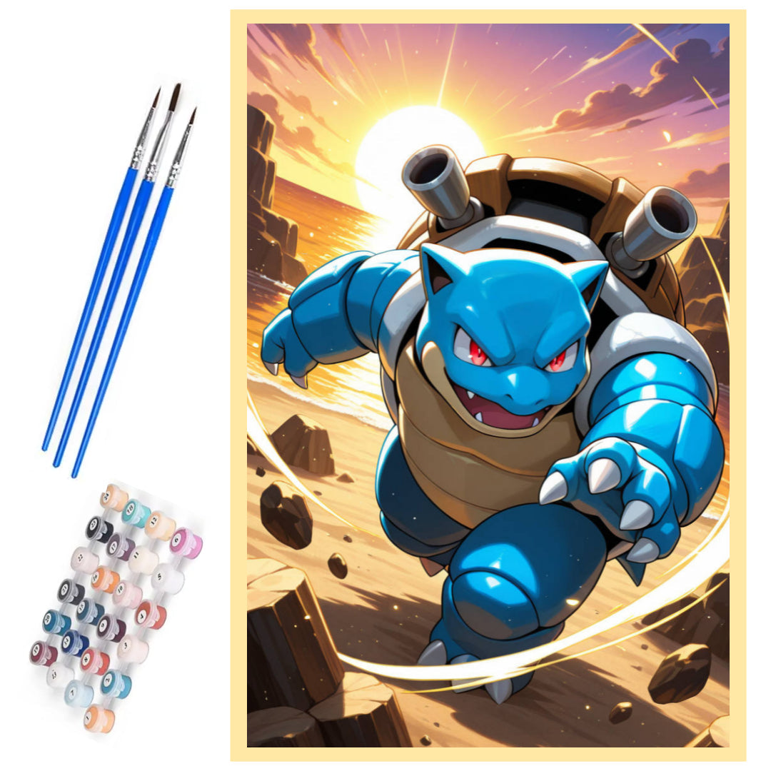 training-blastoise-paint-by-number-kit