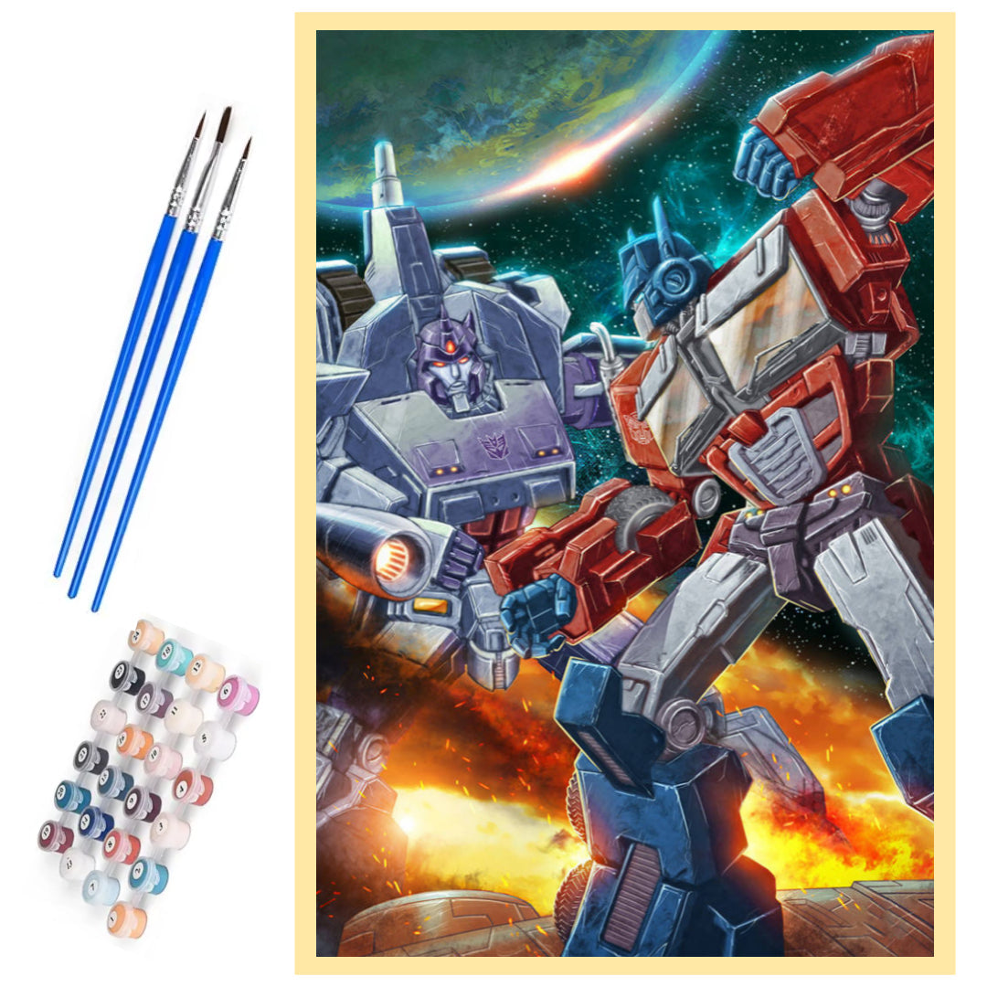 transformers-battle-paint-by-number-kit