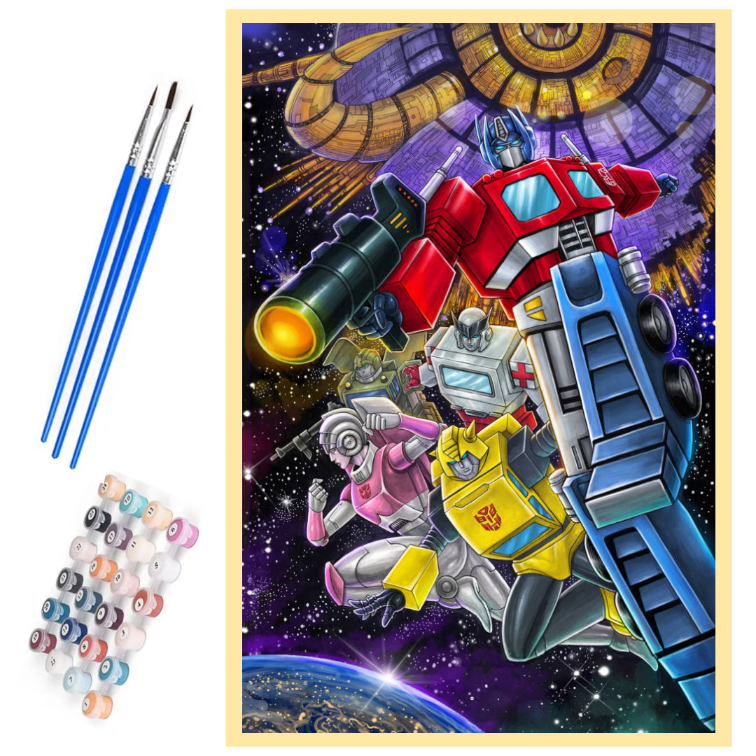 transformers-generation-paint-by-number-kit