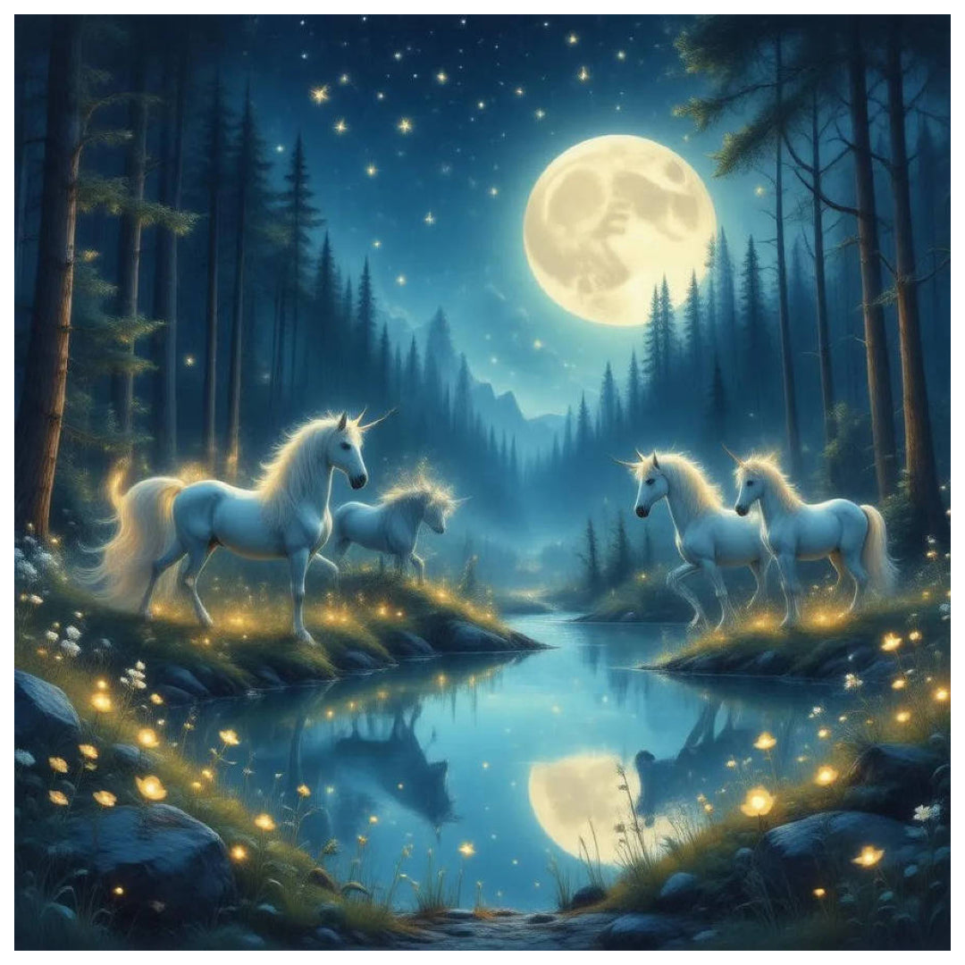 unicorns-at-quiet-night-paint-by-number-kit