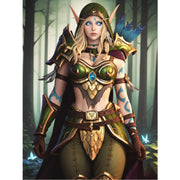 warcraft-alleria-paint-by-number-kit