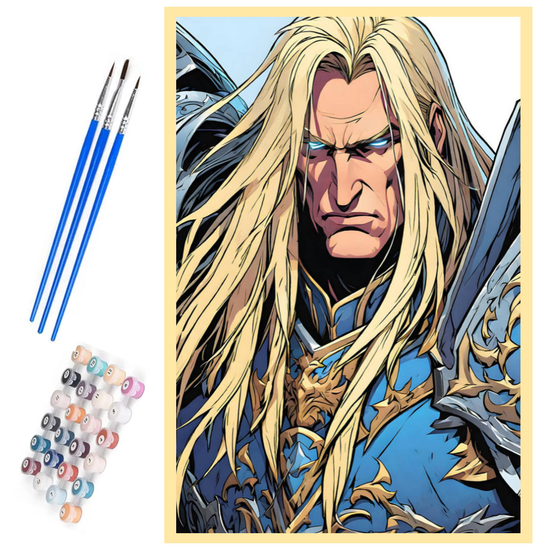 warcraft-arthas-menethil-paint-by-number-kit