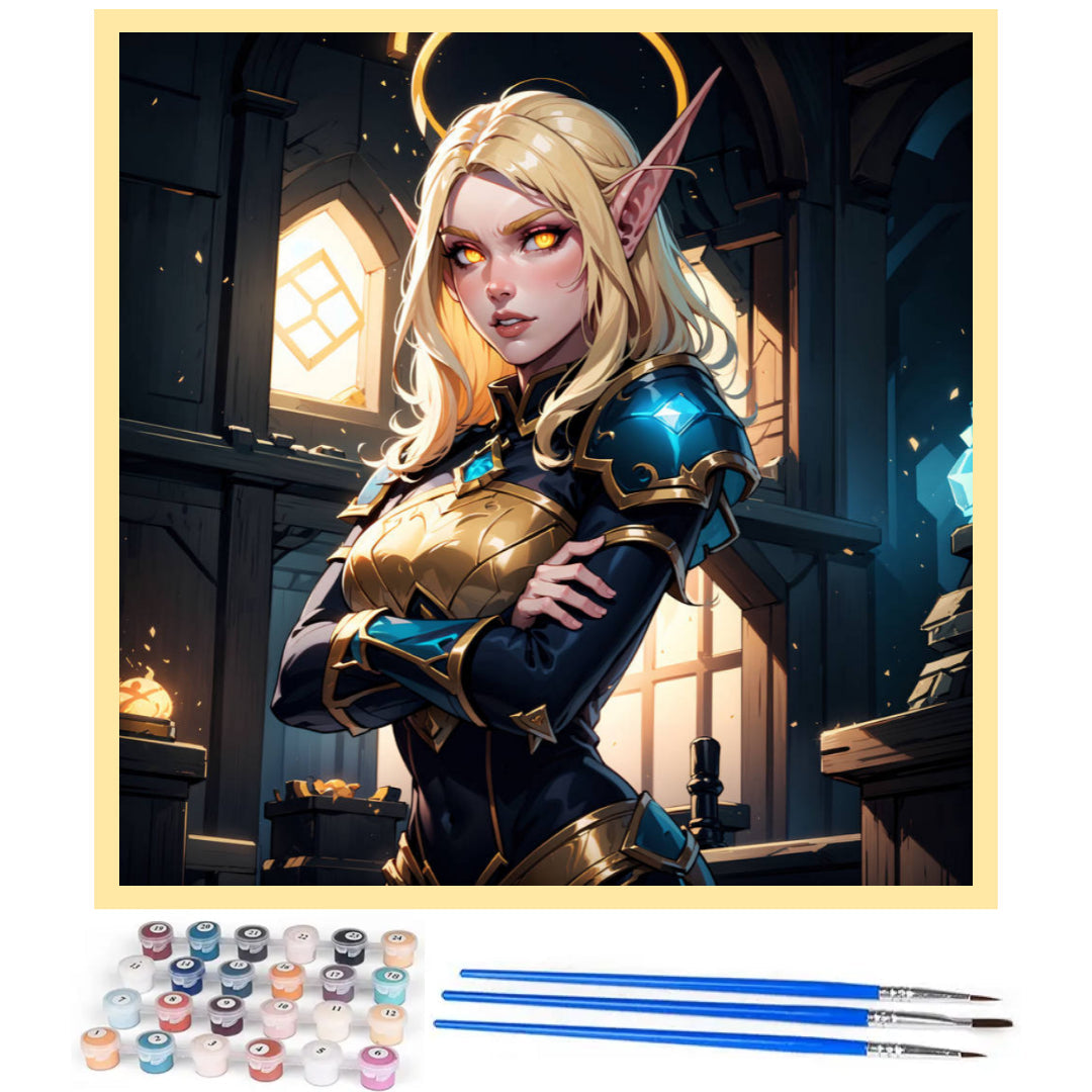warcraft-blood-elf-paint-by-number-kit