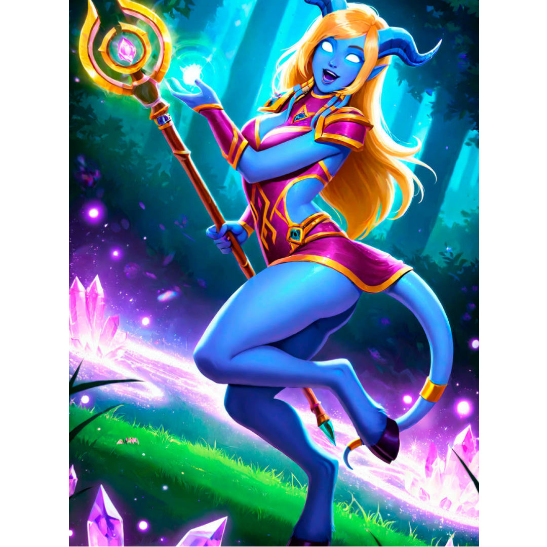 warcraft-draenei-mage-paint-by-number-kit