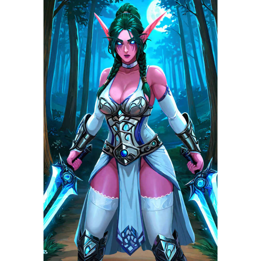 warcraft-elune-tyrande-paint-by-number-kit